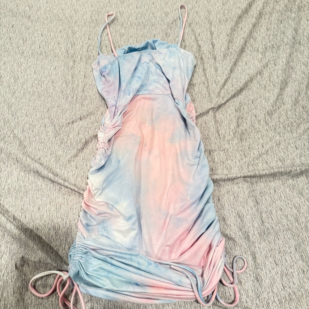 Windsor Tie-Dye Ruched Dress (SIZE S)